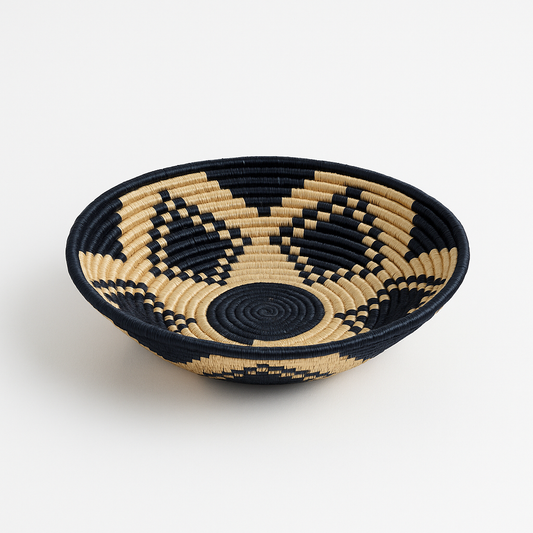 Rwandan Handwoven Sisal Basket
