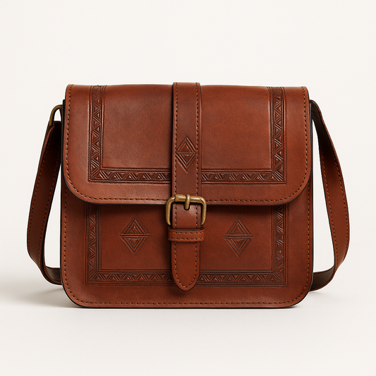 Niger Tuareg-Inspired Leather Satchel