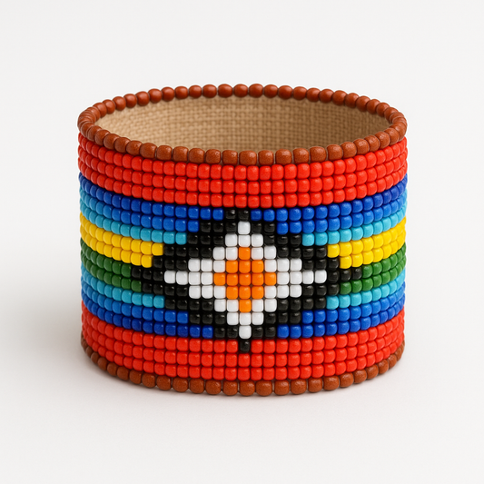 Maasai Beaded Bangle – Kenya (Medium)