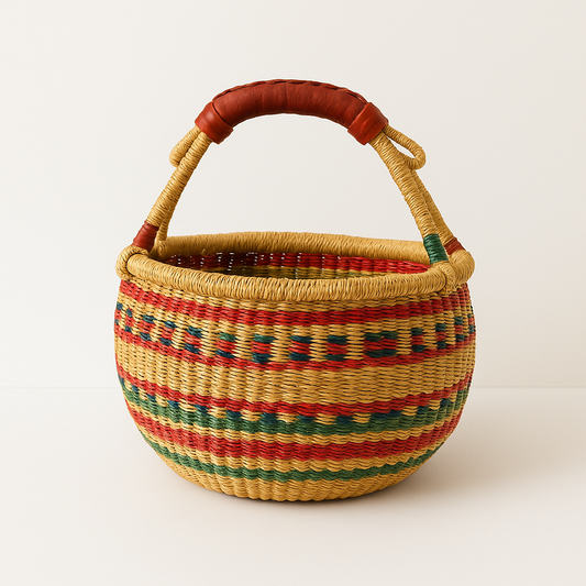 Handwoven Bolga Basket