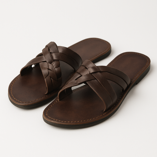 Nigerian Handmade Leather Sandals (Men)