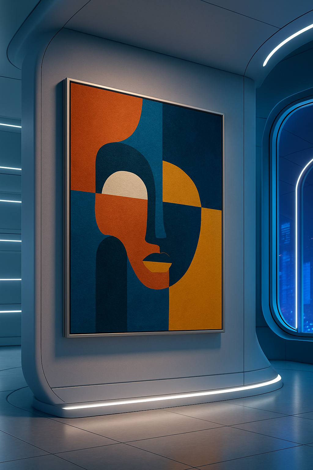 Lagos Abstract Painting – Nigeria