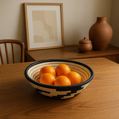 Rwandan Handwoven Sisal Basket