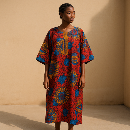 Senegalese Contemporary Boubou/Dress