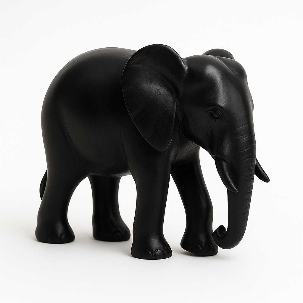 Makonde Ebony Elephant