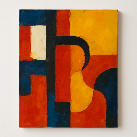 Abstract Acrylic Painting