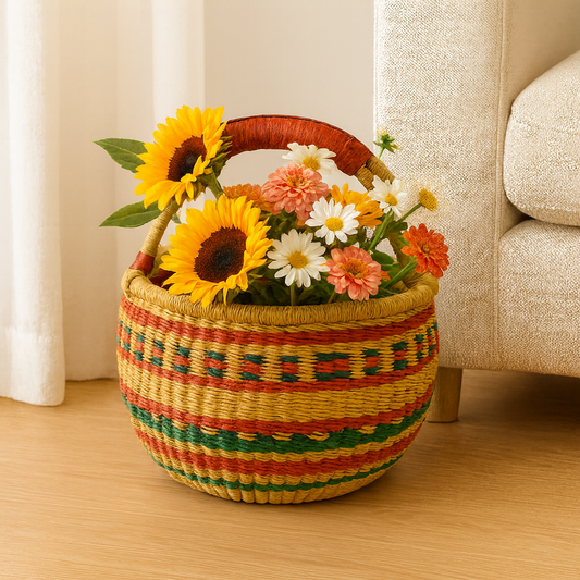 Handwoven Bolga Basket